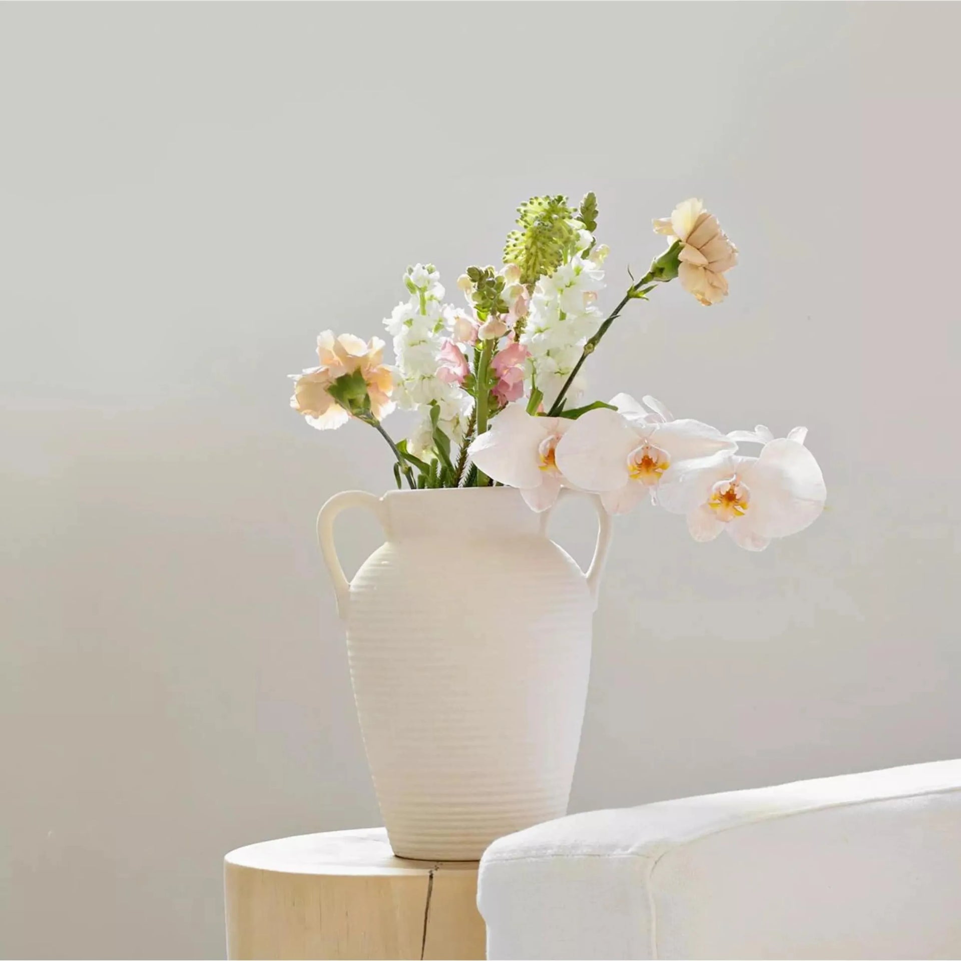 Agatha Vase - Cream