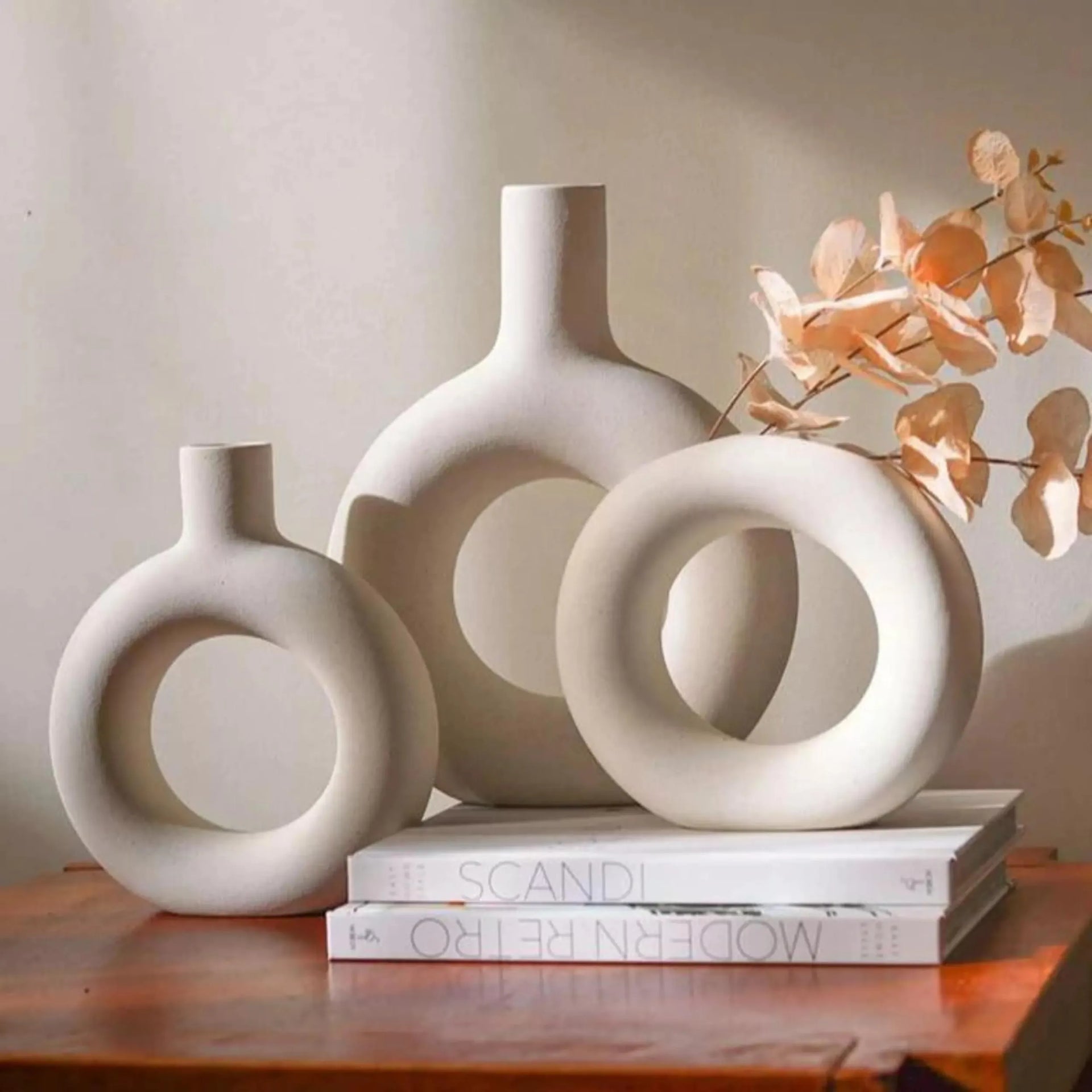 Raya Halo Vase Large - Neutral