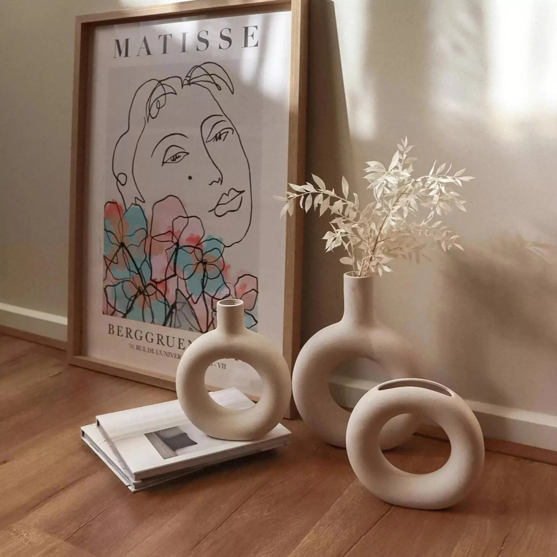 Raya Halo Vase Large - Neutral