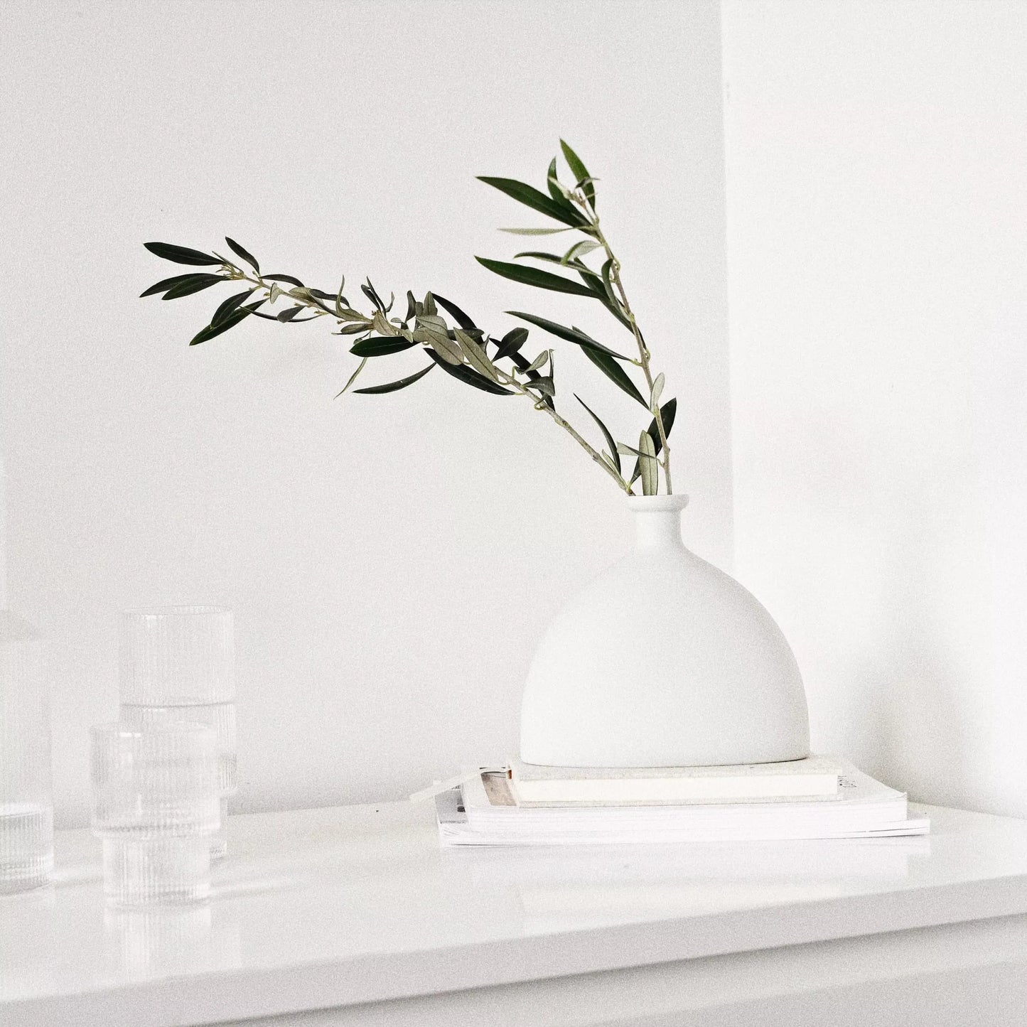 Talia Vase - Chalk Ivory