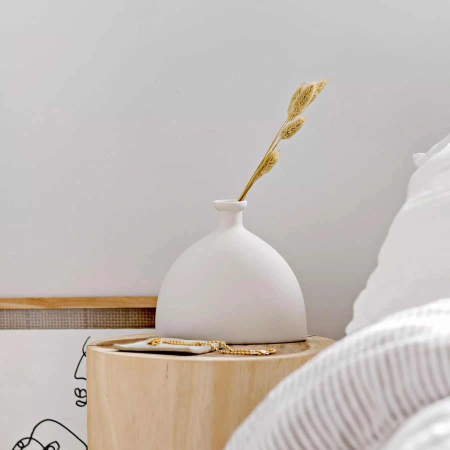 Talia Vase - Chalk Ivory