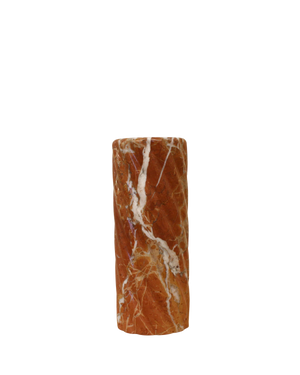 Twist Stone Vase Tall - Rojo Alicante Marble