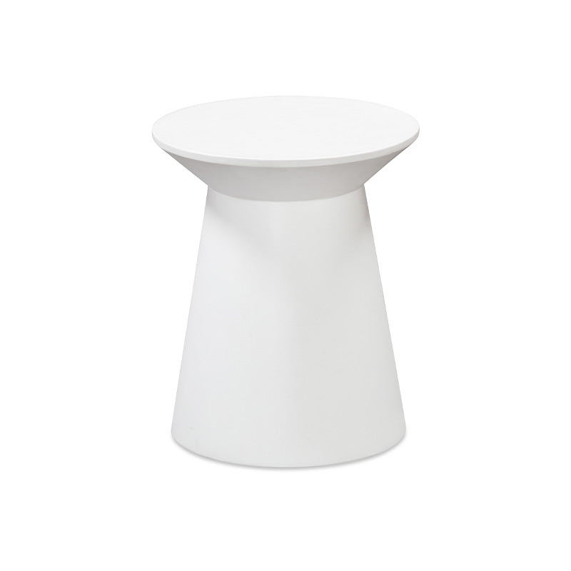 Align Outdoor Dining Stool - White Concrete