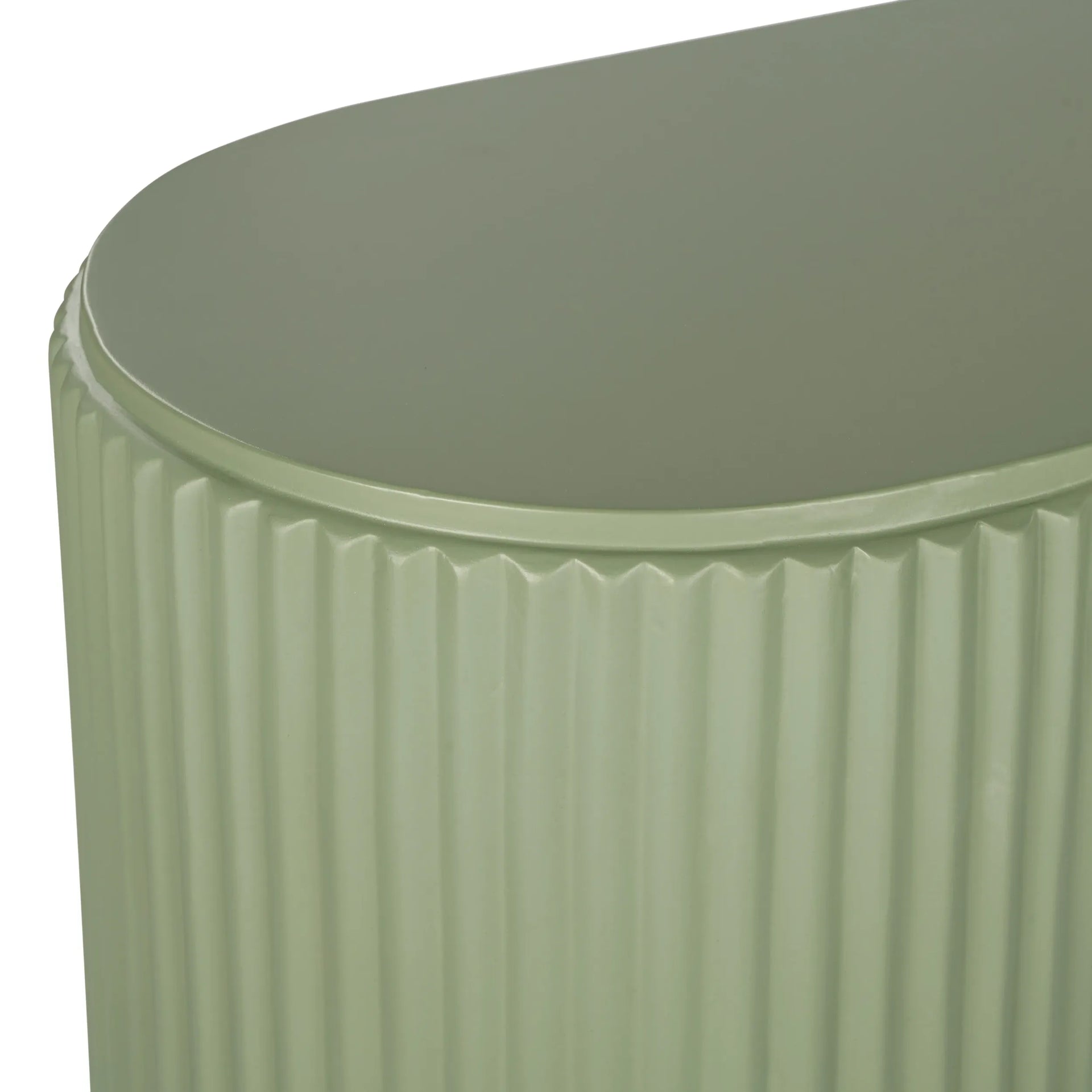 Nova Outdoor Dining Bench 210cm - Green Concrete