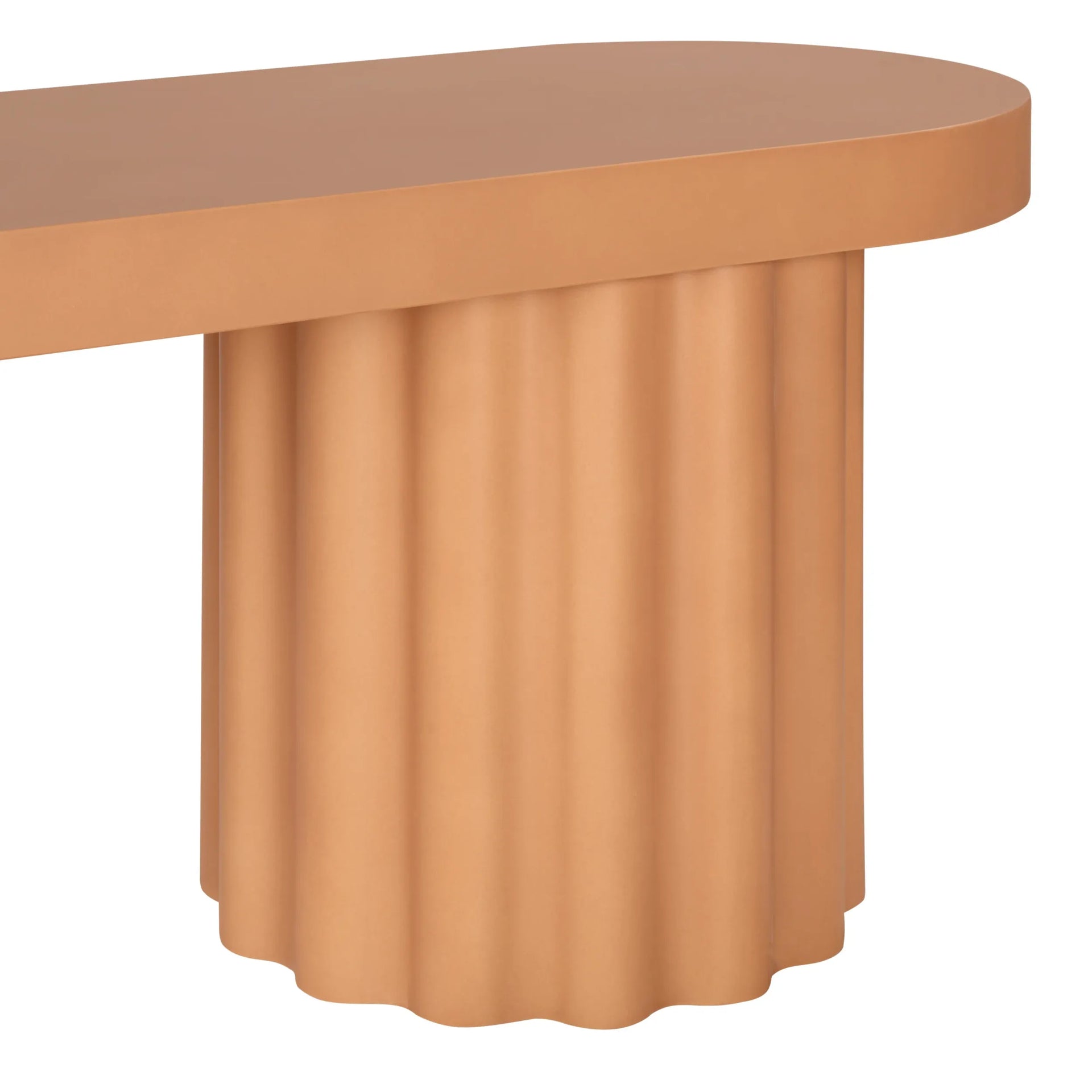 Flock Outdoor Dining Bench 210cm - Terracotta Concrete