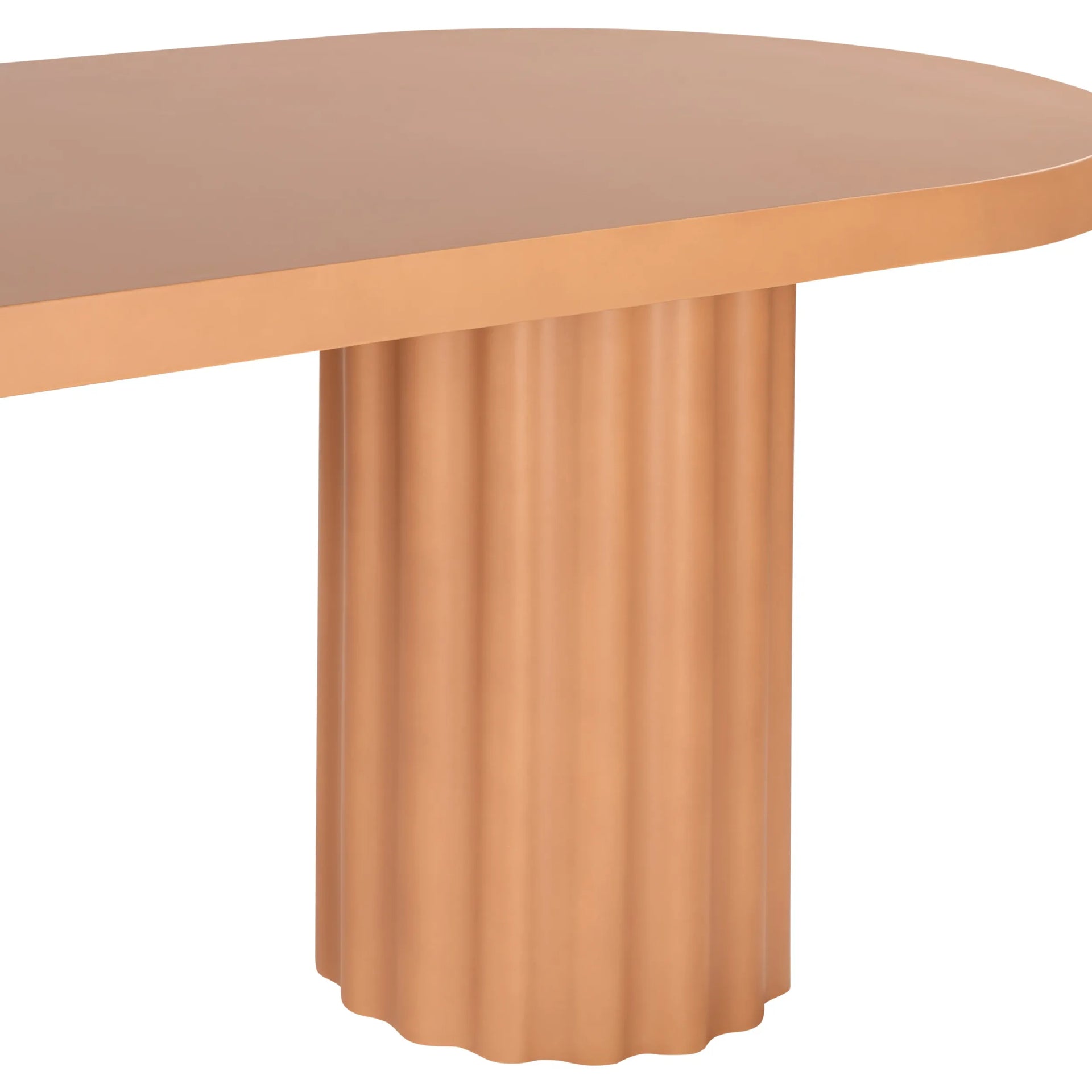 Flock Outdoor Dining Table 240cm - Terracotta Concrete