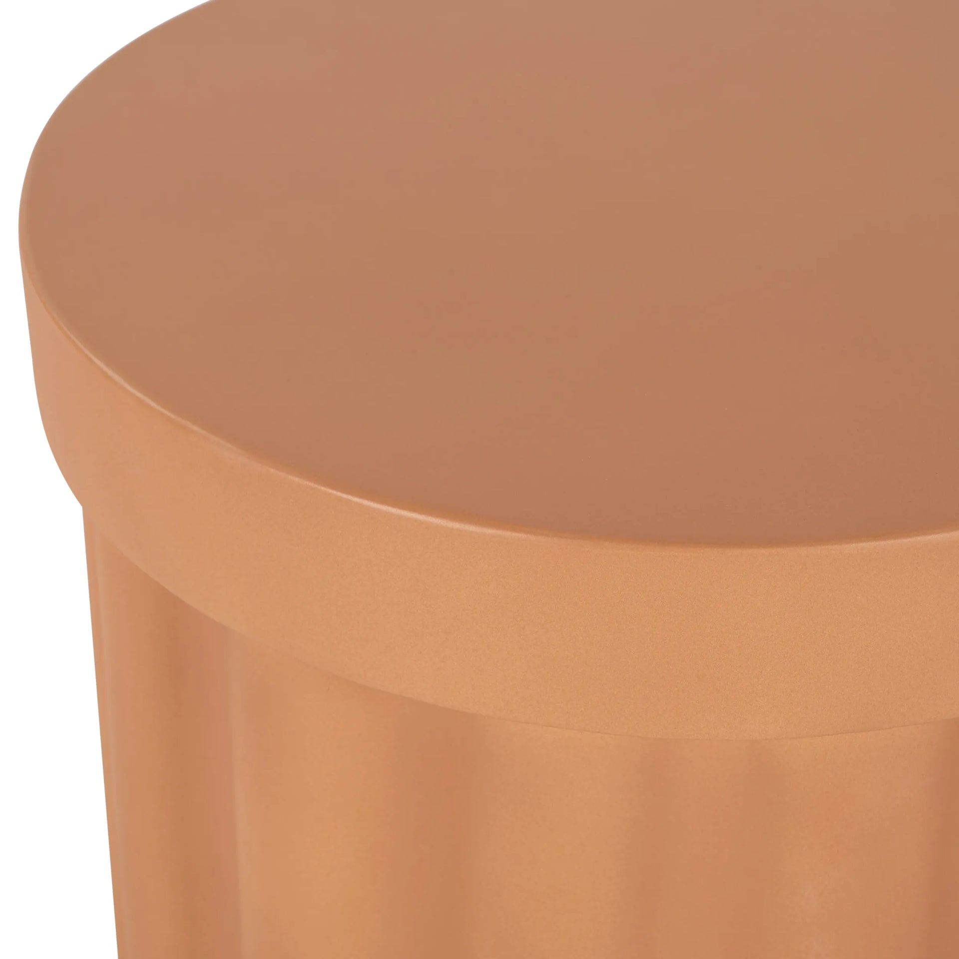 Flock Outdoor Side Table - Terracotta Concrete