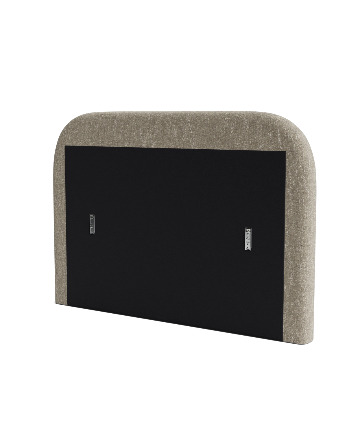 Plush King Slipcover Bed Head - Fleck Smoke