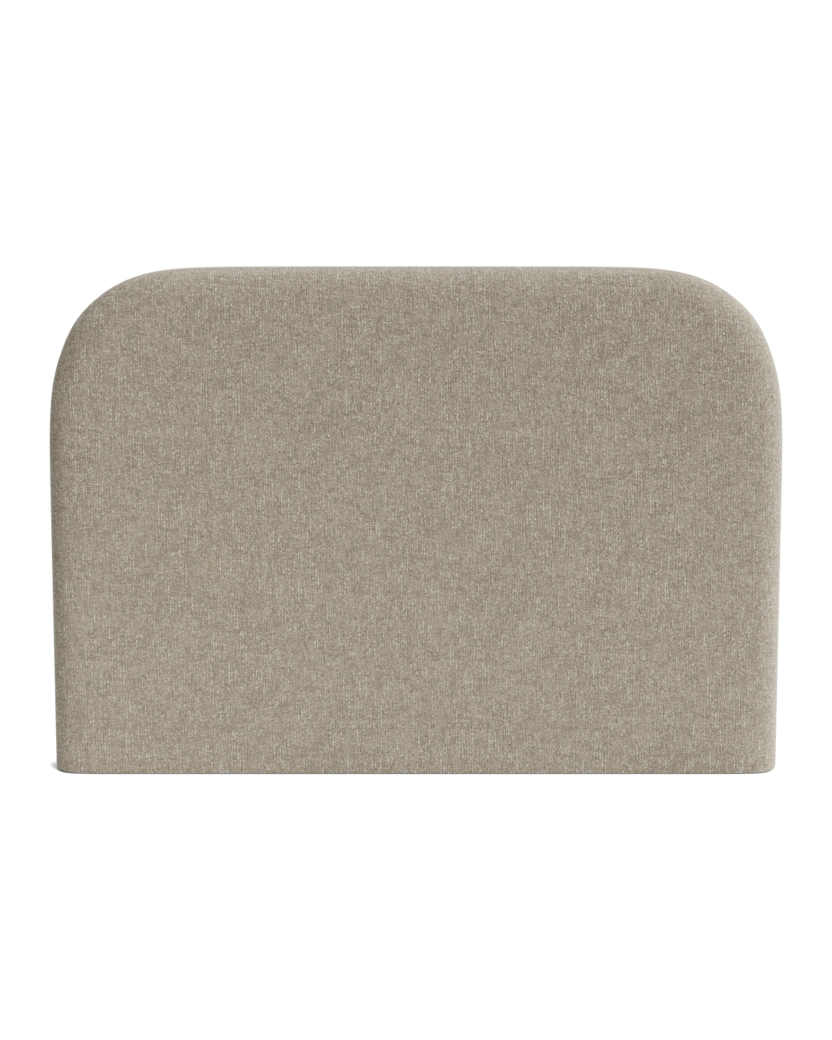 Plush King Slipcover Bed Head - Fleck Smoke