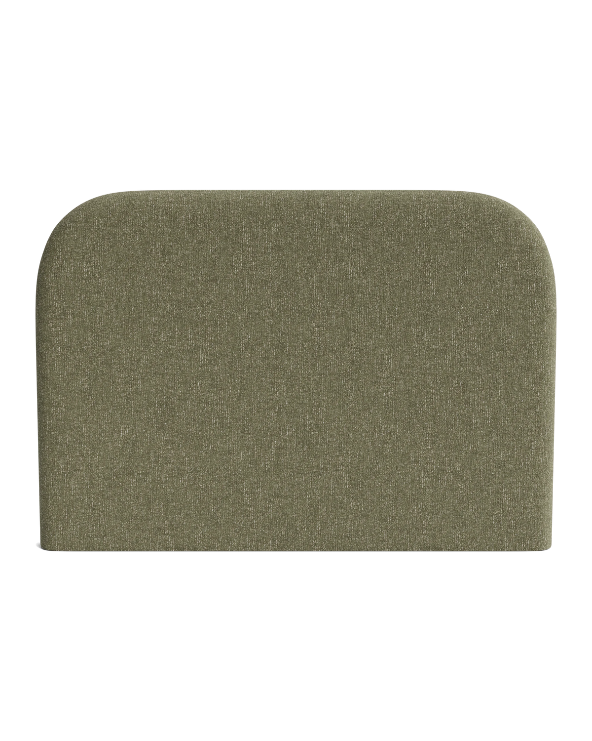 Plush King Slipcover Bed Head - Fleck Olive