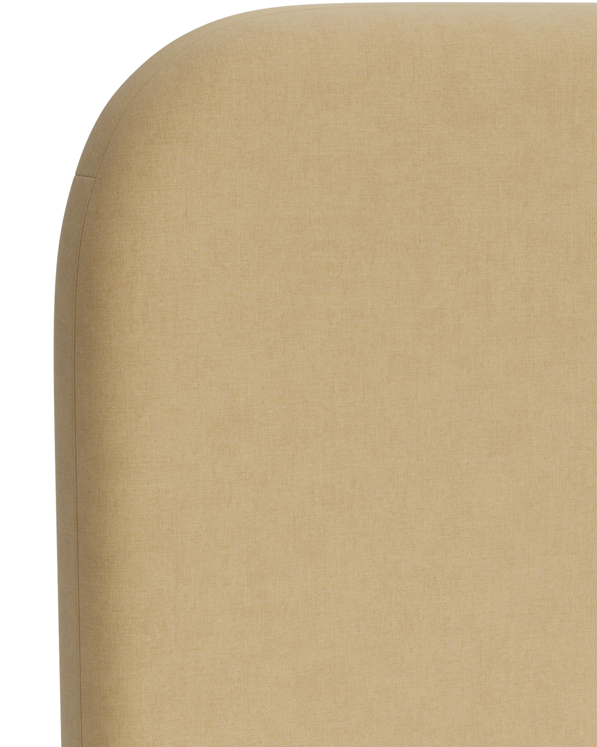 Plush King Slipcover Bed Head - Silas Honey