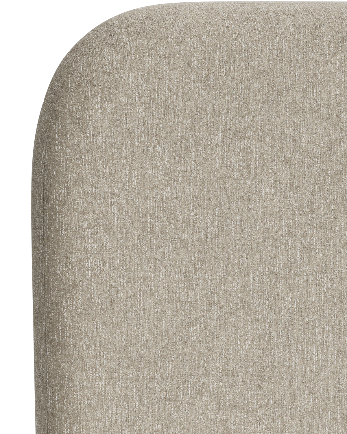 Plush King Slipcover Bed Head - Fleck Smoke