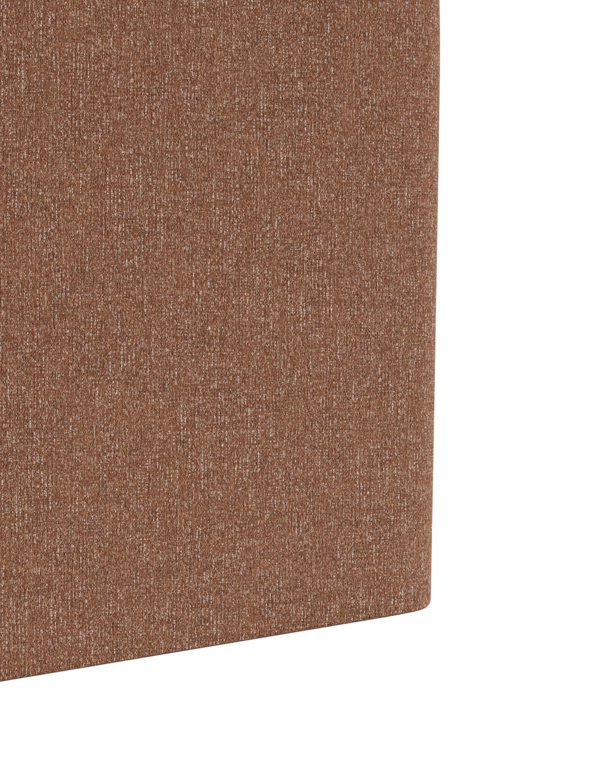Plush King Slipcover Bed Head - Fleck Rust