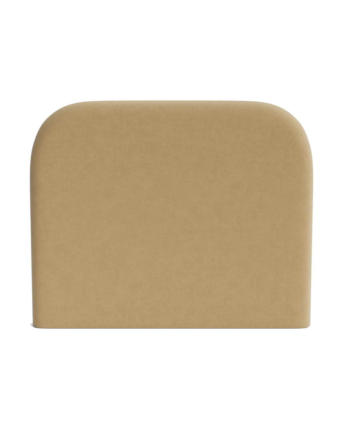 Plush Queen Slipcover Bed Head - Silas Honey