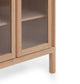 Groove Display Cabinet - Oak