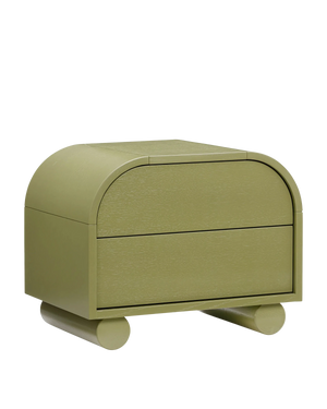 Muse Bedside Table - Olive