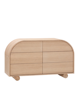 Muse 6 Drawer Chest - Oak