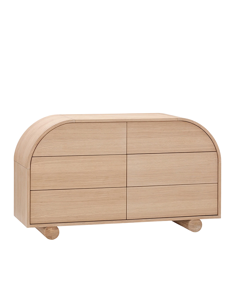 Muse 6 Drawer Chest - Oak