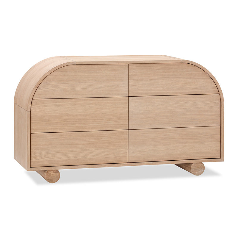 Muse 6 Drawer Chest - Oak