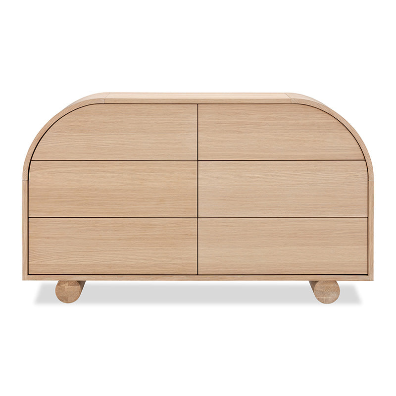 Muse 6 Drawer Chest - Oak