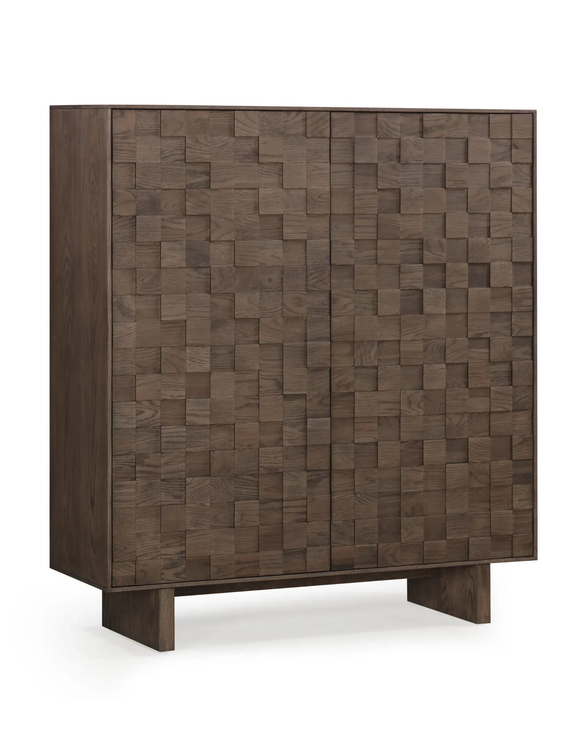 Ridge Bar Cabinet - Earthen Oak