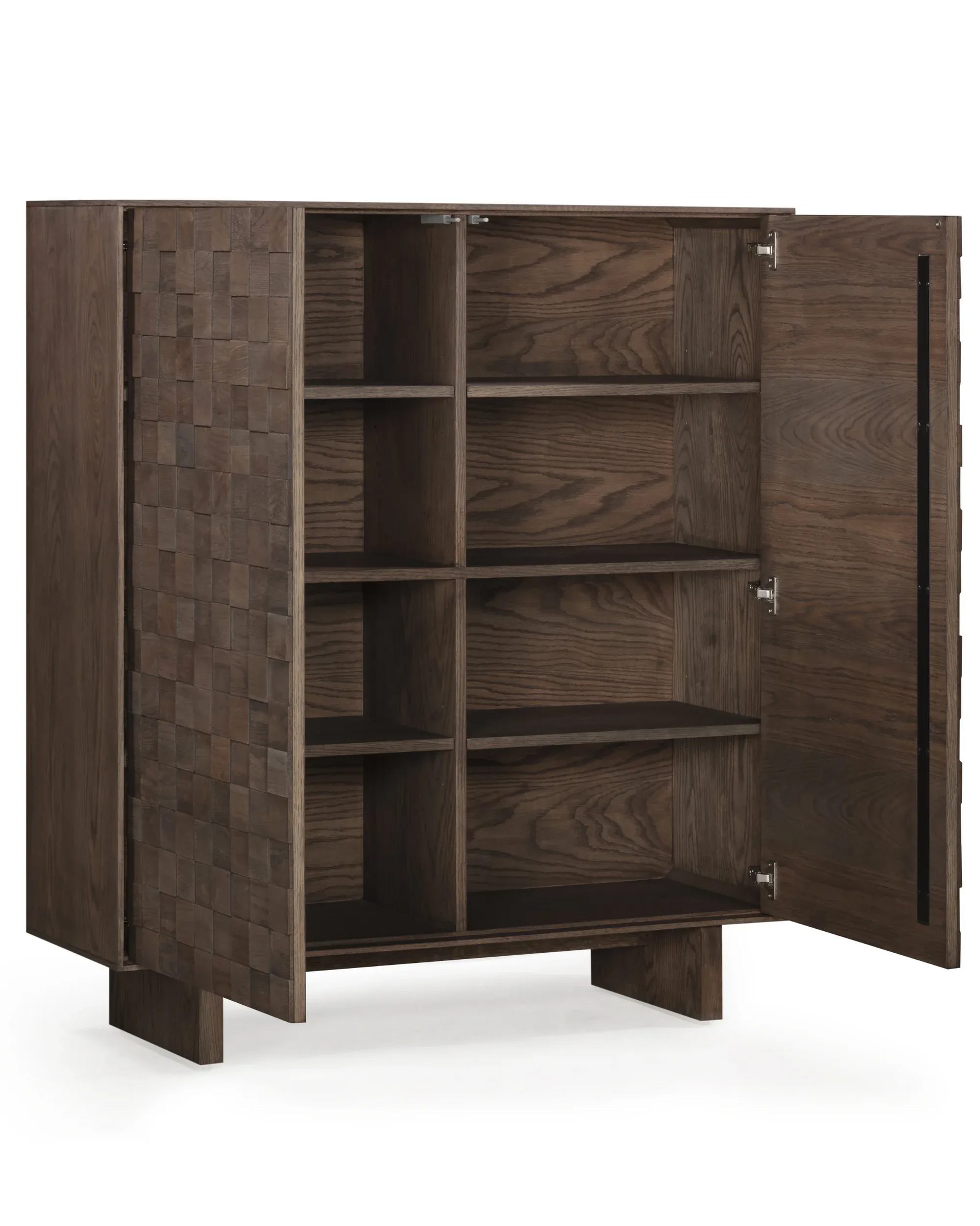 Ridge Bar Cabinet - Earthen Oak