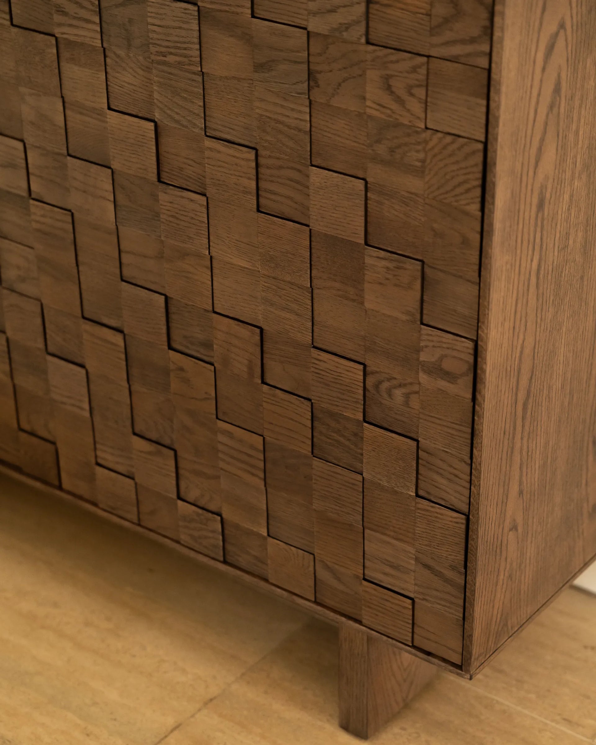 Ridge Bar Cabinet - Earthen Oak