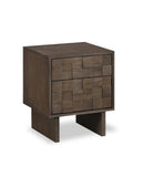 Ridge Bedside Table - Earthen Oak