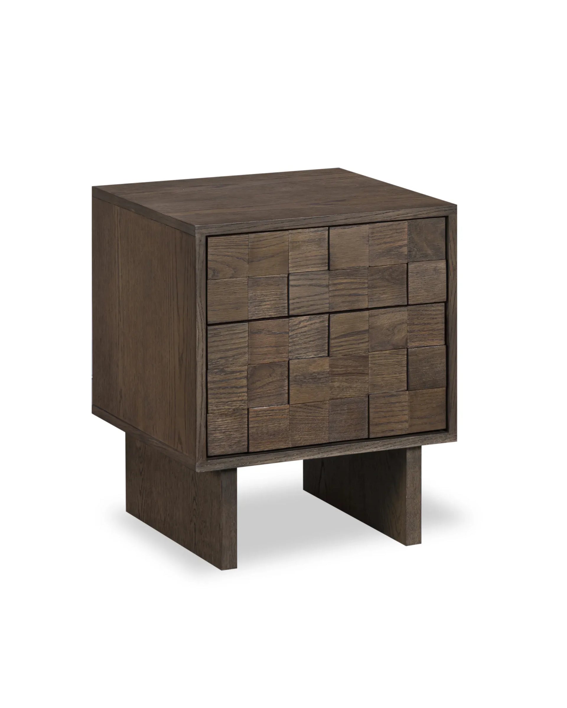 Ridge Bedside Table - Earthen Oak