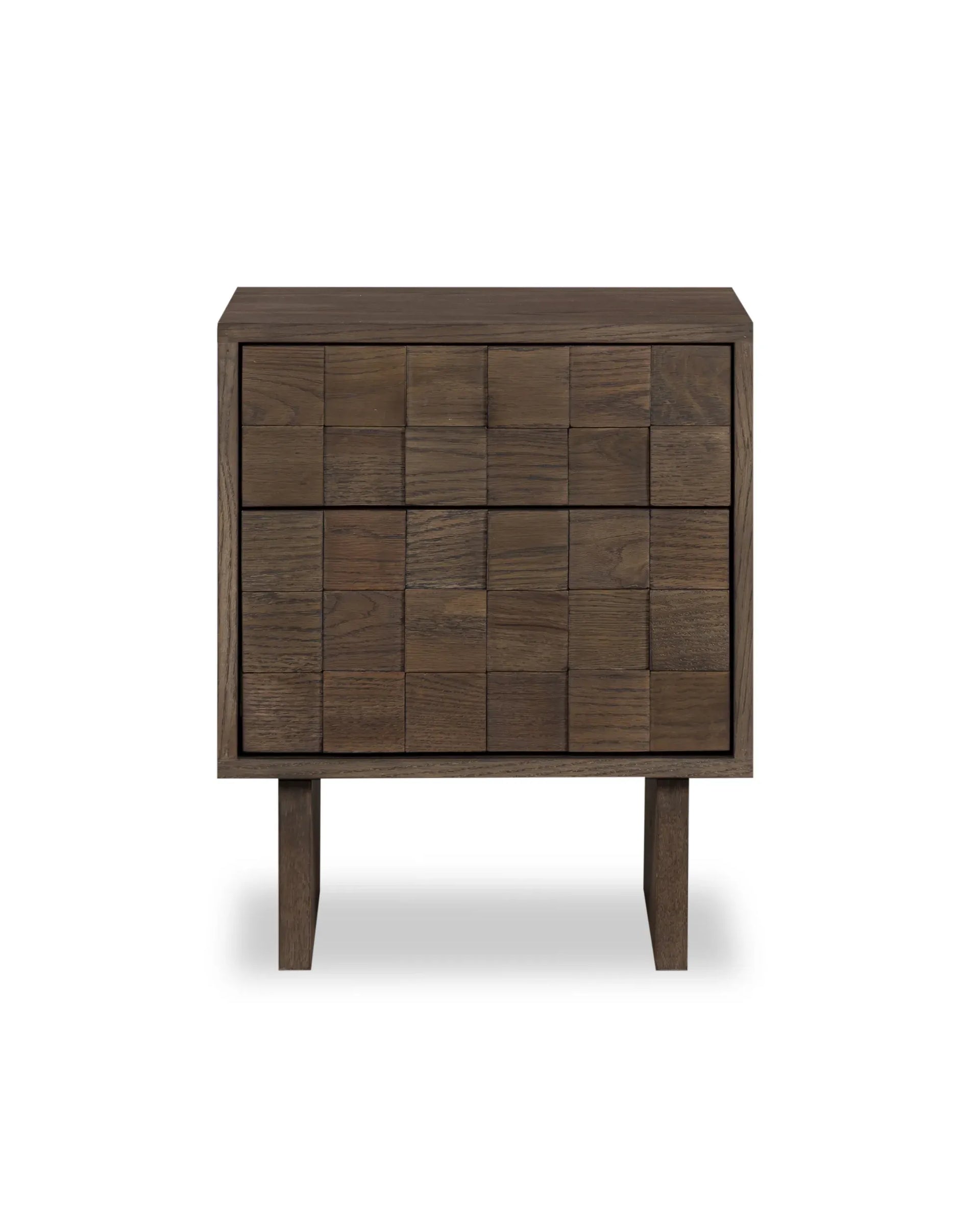 Ridge Bedside Table - Earthen Oak