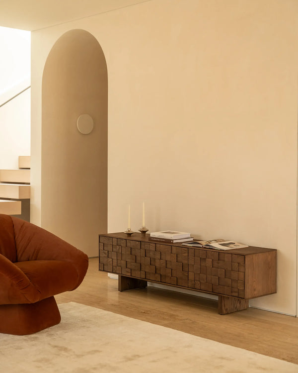 Ridge Entertainment Unit 180cm - Earthen Oak