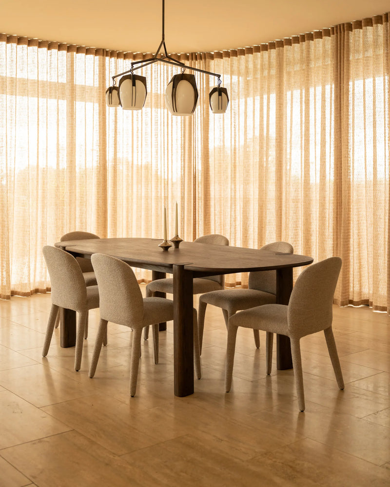 Lunara Dining Table 220cm - Earthen Oak