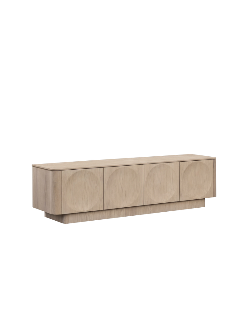 Orbit Entertainment Unit 180cm - Light Oak