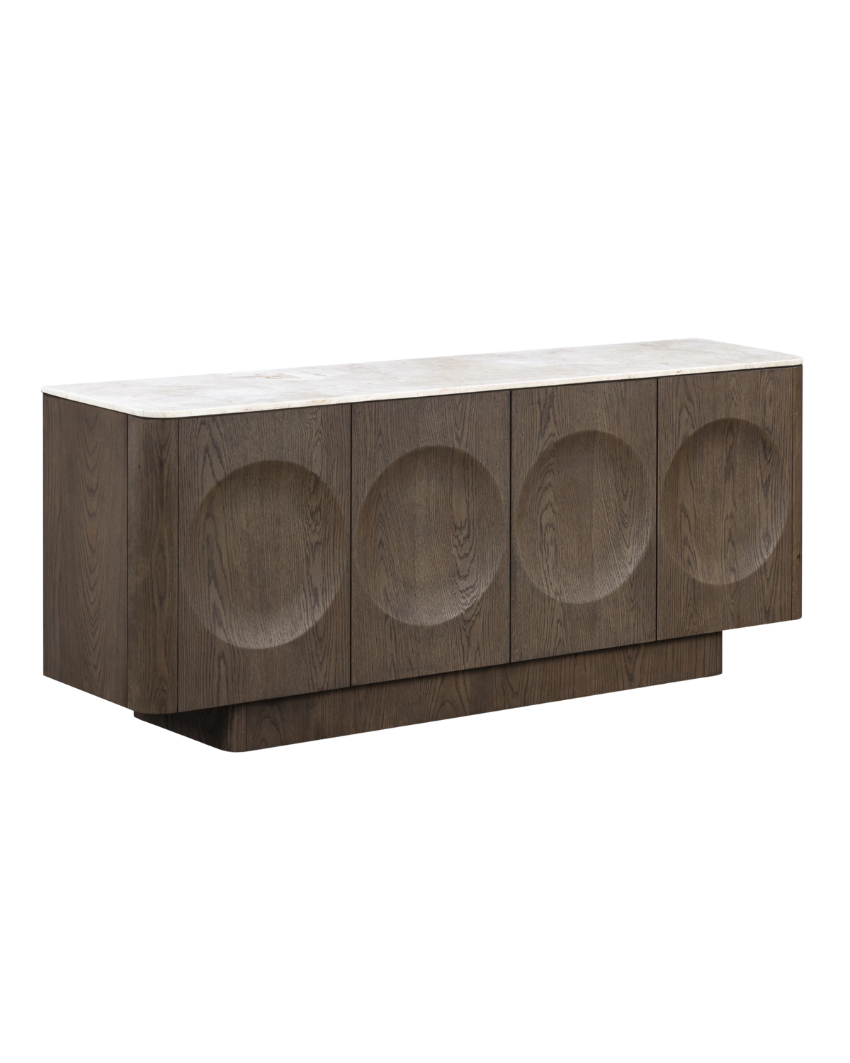 Orbit Sideboard 180cm - Earthen Oak / Desert Rose Marble