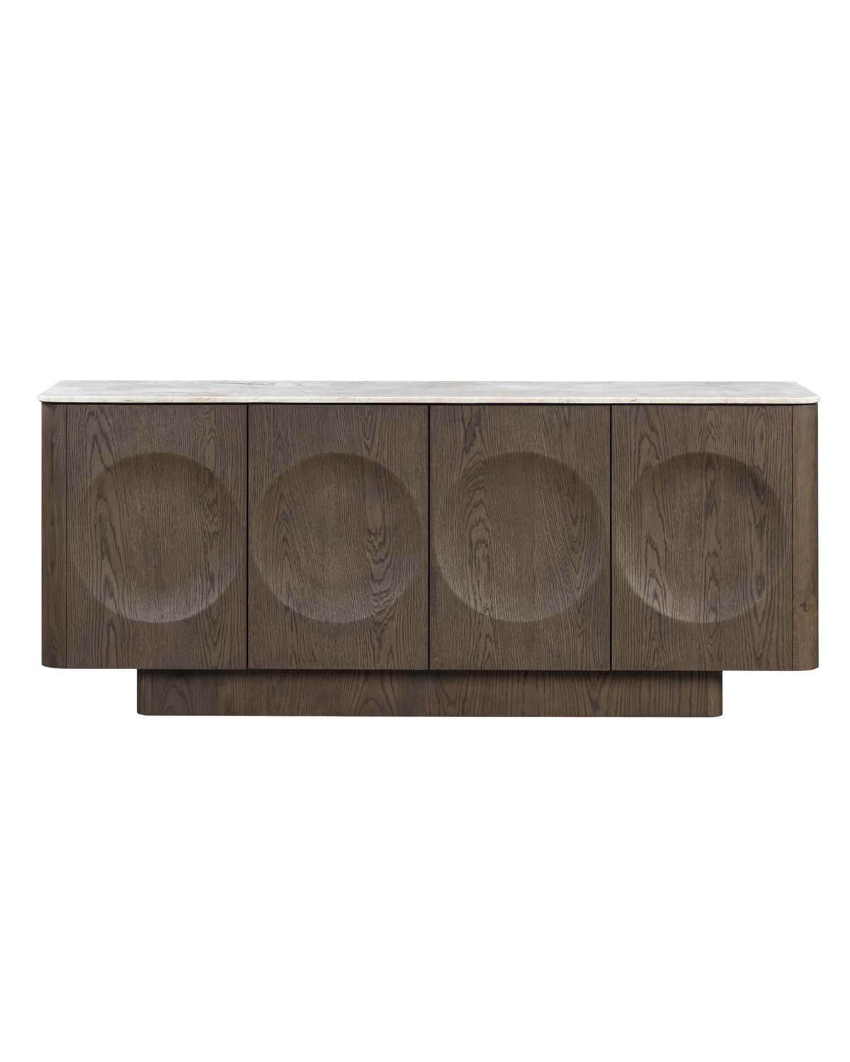 Orbit Sideboard 180cm - Earthen Oak / Desert Rose Marble