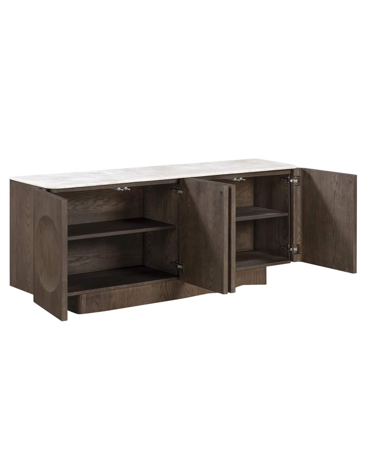 Orbit Sideboard 180cm - Earthen Oak / Desert Rose Marble
