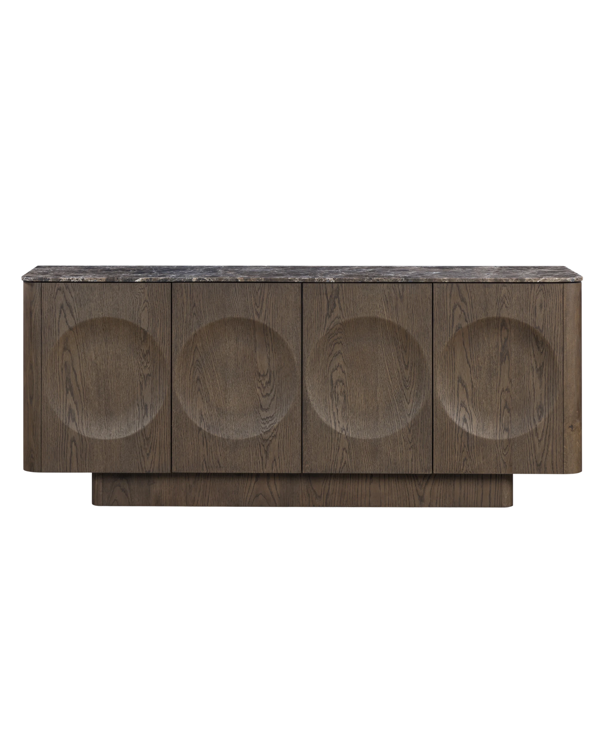 Orbit Sideboard 180cm - Earthen Oak / Espresso Marble