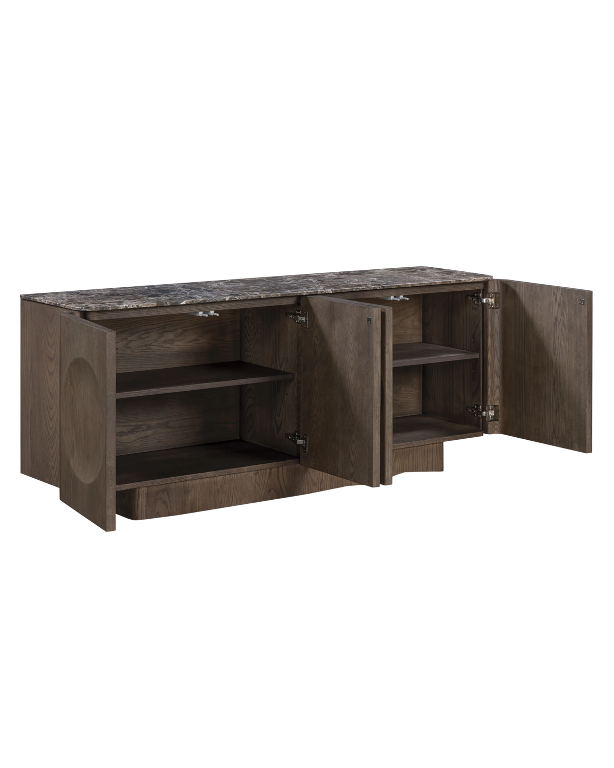 Orbit Sideboard 180cm - Earthen Oak / Espresso Marble