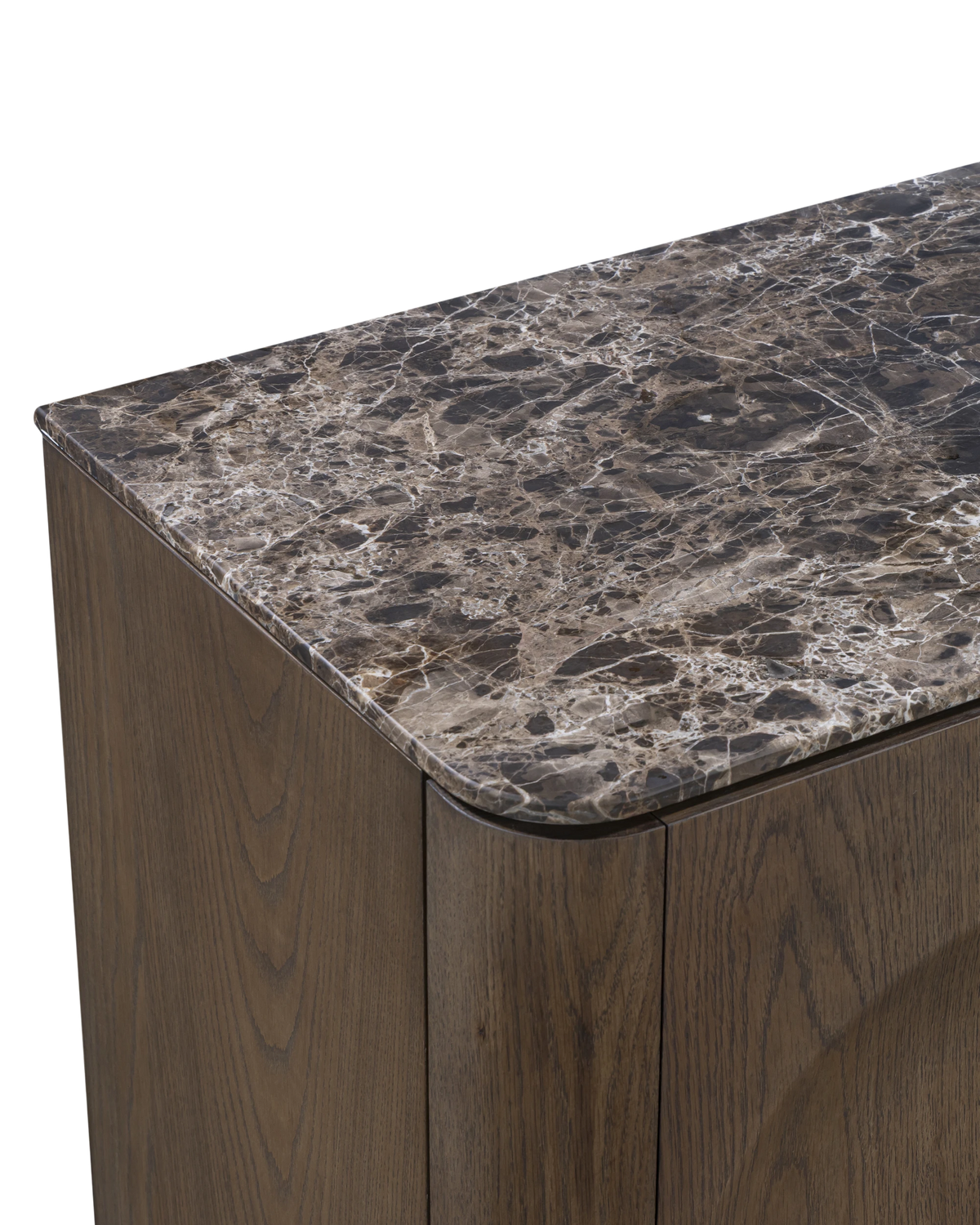 Orbit Sideboard 180cm - Earthen Oak / Espresso Marble