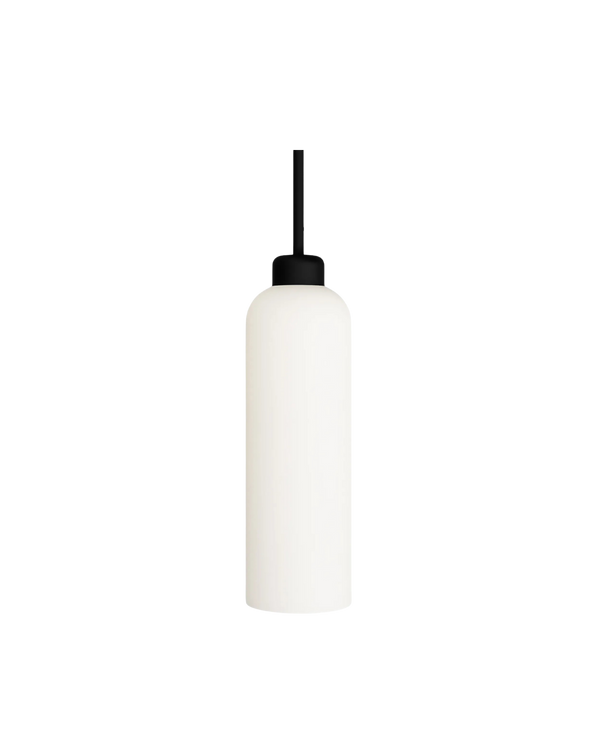 Parlour Lite Elong Pendant Light - Black/White