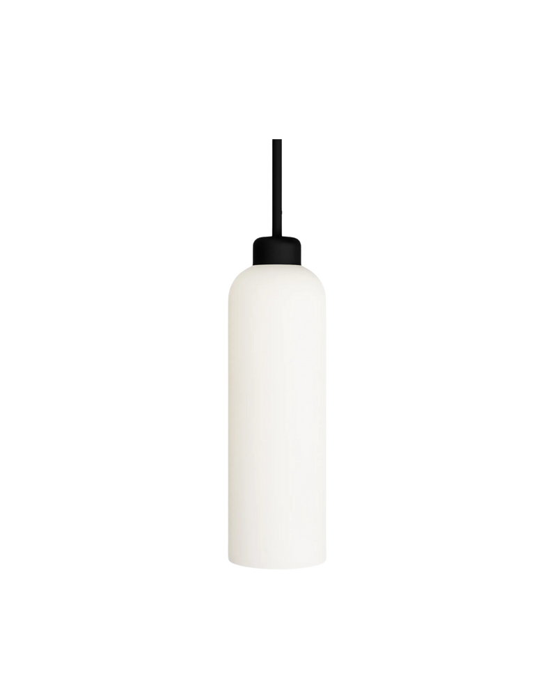 Parlour Lite Elong Pendant Light - Black/White