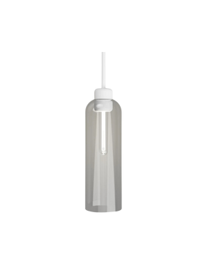 Parlour Lite Elong Pendant Light - White/Clear