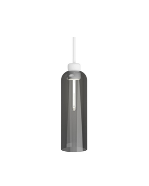 Parlour Lite Elong Pendant Light - White/Smoke
