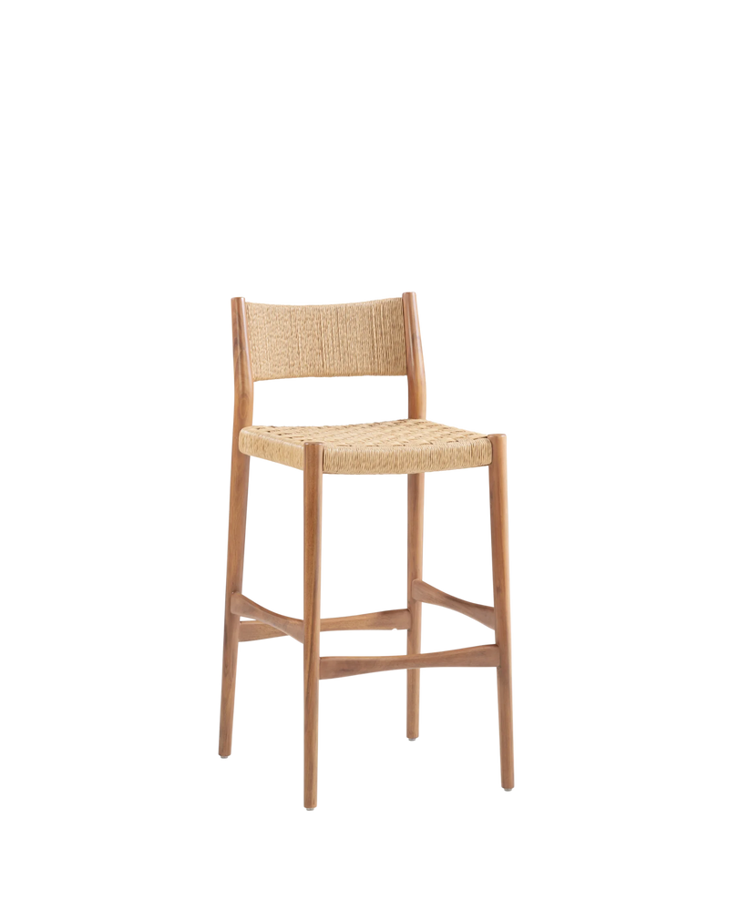 Pedro Bar Stool 75cm - Deep Acacia
