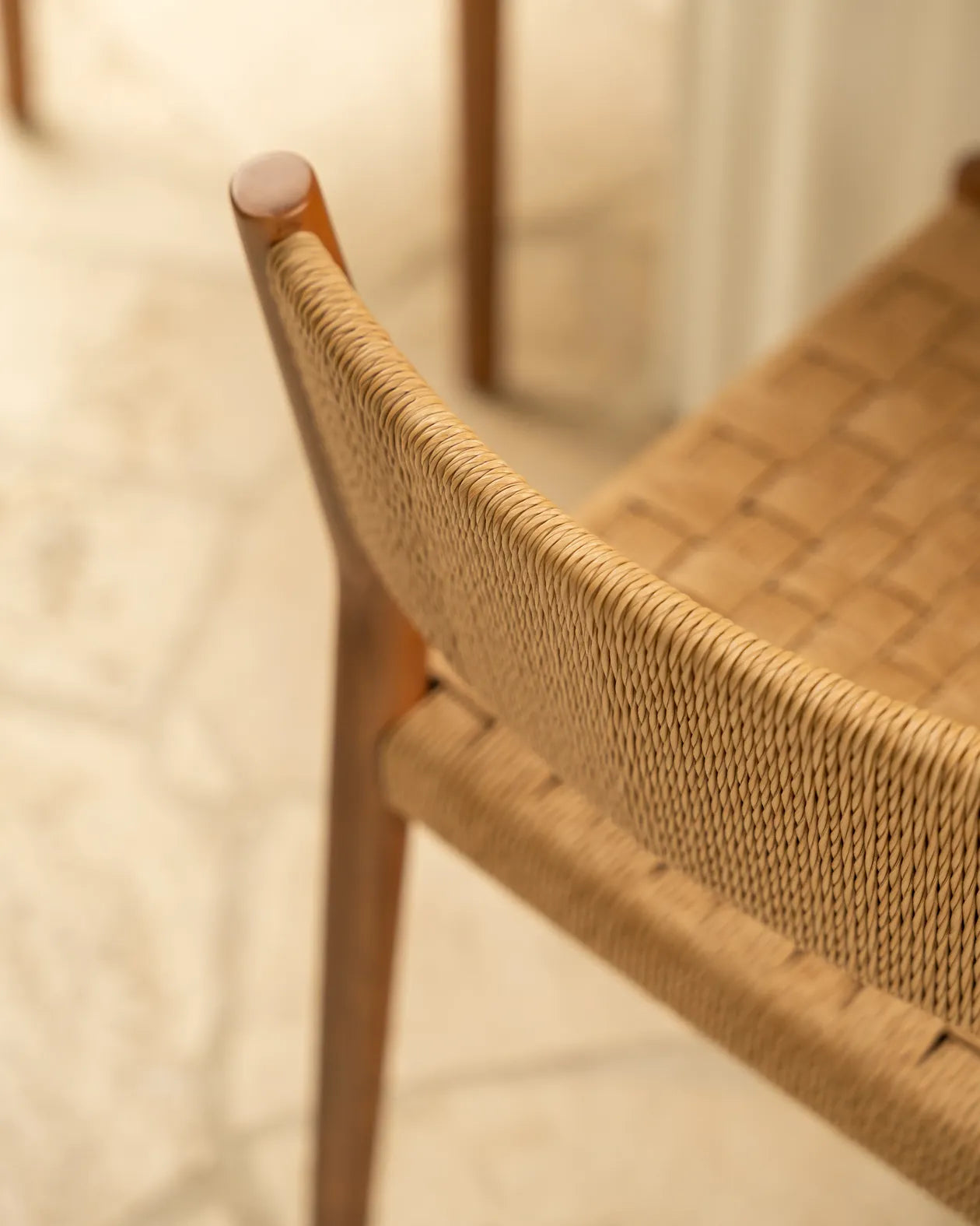 Pedro Outdoor Bar Stool 65cm - Deep Acacia