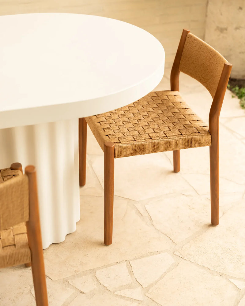 Pedro Outdoor Dining Chair - Deep Acacia