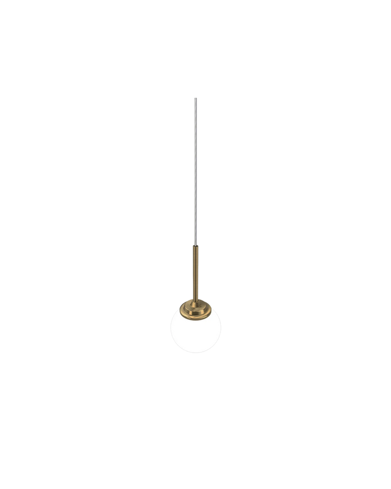 Pico Small Orb Pendant Light - Brass