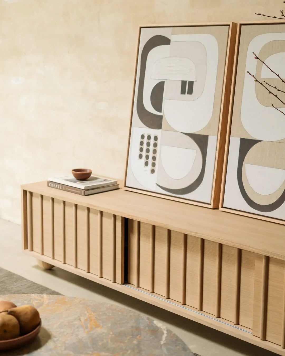 Pinch Entertainment Unit 210cm - Oak