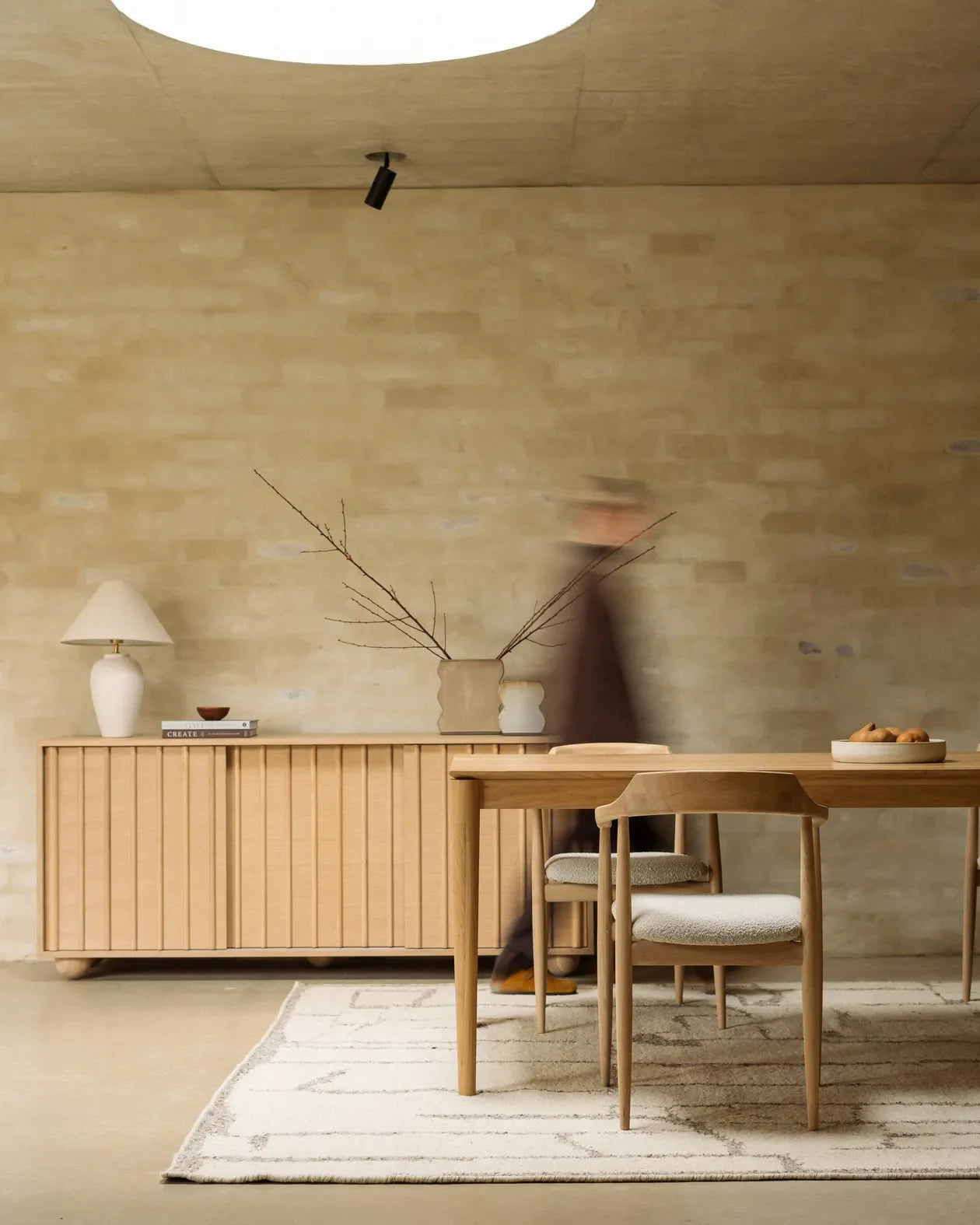 Profile Dining Chair - Oak / Copenhagen Grey