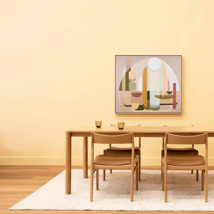 Pure Dining Package - 200cm / Tan Leather